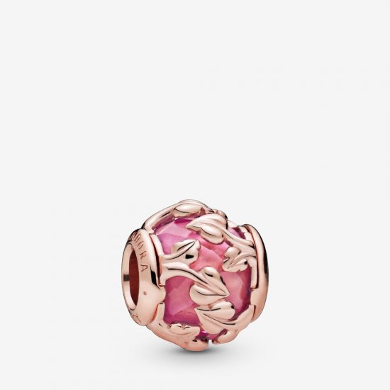 Charm Folhas decorativas cor-de-rosa Pandora - 788238SSP  Clique na imagem para fechar