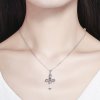 Colar Cruz de Rosa life Pandora - SCN091