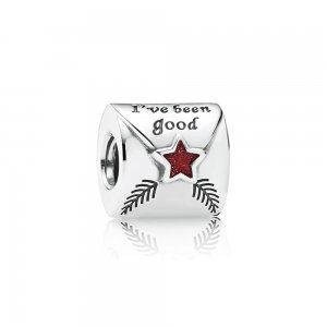 Charm berloques PANDORA Cartinha de Natal - 791390EN58