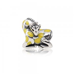 Charm berloques Pandora de prata Girafa Charm berloques Pandora de prata Girafa