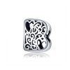 Charm Letra mágica B estilo Pandora - SCC1229-B Charm Letra mágica B estilo Pandora - SCC1229-B