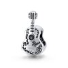 Charm Guitarra simples estilo Pandora - SCC1708 Charm Guitarra simples estilo Pandora - SCC1708