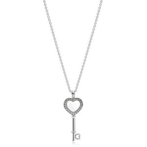Pandora Floating Locket Chave do coração