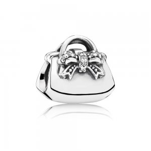 Charm PANDORA Bolsa Laço Brilhante - 791534CZ Charm PANDORA Bolsa Laço Brilhante - 791534CZ