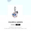 Charm Pendente Jardim colorido estilo Pandora - SCC1702