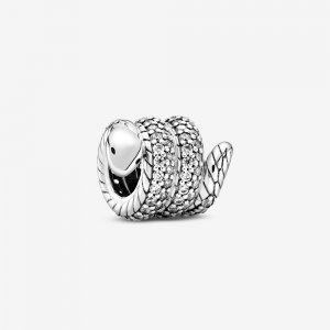 Charm Serpente Enrolada Brilhante Pandora - 799099C01