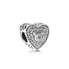 Charm PANDORA Mickey & Minnie Coração Brilhante - 792049CZ
