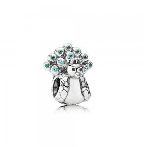 Charm berloques PANDORA de Prata Pavão - 791227MCZ