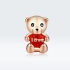 Charm Urso Teddy life Pandora Rosa - BSC228
