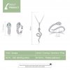 Conjunto de joias Dois tons Cobras estilo Pandora - SET020