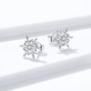 Brincos Petit Flocos De Neve Românticos estilo Pandora - BSE424