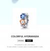 Separador Hortênsia Colorida estilo Pandora - SCC1703
