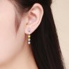 Brincos Petit Corações Arco-Íris estilo Pandora - SCE451