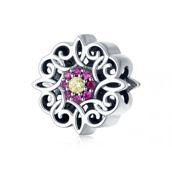 Charm Caleidoscópio Retrô estilo Pandora - SCC1108  Clique na imagem para fechar