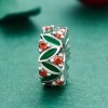 Separador Folhas de árvore de natal estilo Pandora - SCC317