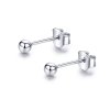 Brincos Petit Bola pequena estilo Pandora - SCE581 Brincos Petit Bola pequena estilo Pandora - SCE581