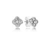 Brinco PANDORA Flores do Oriente Transparente - 290647CZ