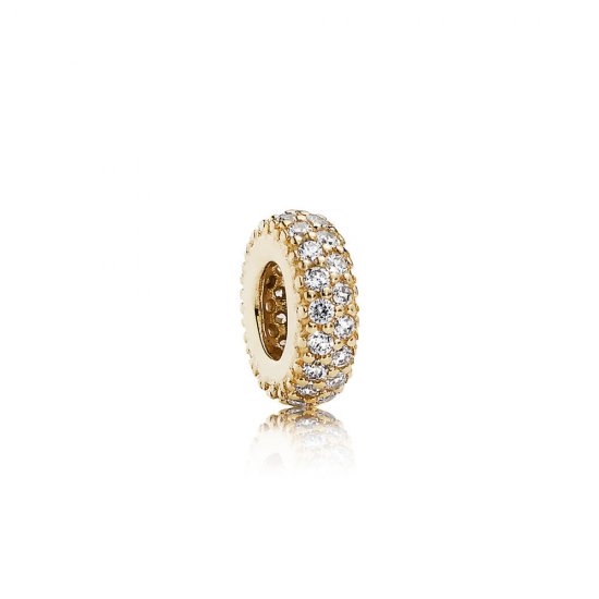 Separador PANDORA Pavê Ouro - 750835CZ - Contas  Clique na imagem para fechar