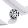 Charm Flores com orifícios, letra C estilo Pandora - SCC1444-C