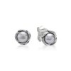 Brinco PANDORA de Prata Flor de Pérola - 290157GP