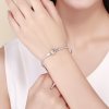 Bracelete estilo Pandora Rígido Amor para sempre - SCB105