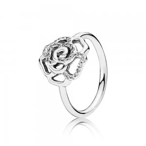 Anel PANDORA Pequena Rosa Brilhante - 190949CZ
