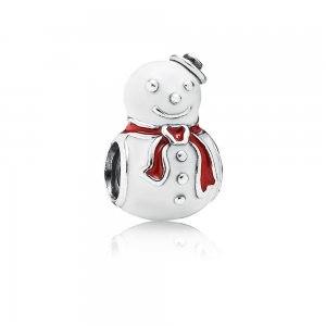 Charm berloques PANDORA Boneco de Neve - 791406ENMX