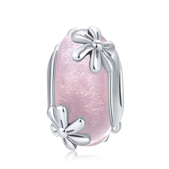 Charm Flores da primavera estilo Pandora - SCC860  Clique na imagem para fechar