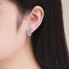 Brincos Petit Zircão Colorido estilo Pandora - SCE579