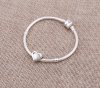 Charm berloques PANDORA Laços do Amor - 791816CZ