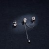 Brinco Lua e estrelas sonhadoras estilo Pandora - BSE431
