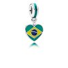 Pingente PANDORA Coração Brasileiro Pingente PANDORA Coração Brasileiro