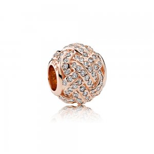Charm berloques PANDORA Rose™ Nó do Amor - 781537CZ