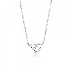 Colar PANDORA Laços do Amor - 590535CZ-45 Colar PANDORA Laços do Amor - 590535CZ-45