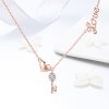 Colar Chave do coração estilo Pandora Rose - SCN292