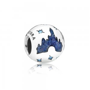 Charm Pandora de prata Castelo da Bela Adormecida