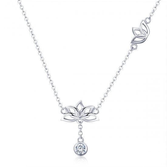 Colar Lótus fresco life Pandora - BSN012  Clique na imagem para fechar