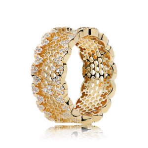 Anel PANDORA Shine Favo de Mel - 167100CZ - Anéis