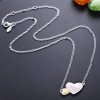 Colar PANDORA Luminous Hearts - 590521MOP-45 - Colar PANDORAes e pendentes