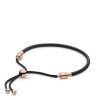 Bracelete Pandora Rose™ Cordão De Couro Preto - 588059CBK Bracelete Pandora Rose™ Cordão De Couro Preto - 588059CBK