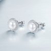 Brincos Petit Monólogo Elegante estilo Pandora - SCE122