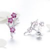 Brincos Petit Flor de pêssego estilo Pandora - BSE040