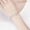 Pulseira Floco de neve dançando estilo Pandora - BSB001