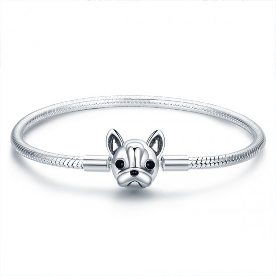 Pulseira Bulldog Fofo life Pandora - SCB075  Clique na imagem para fechar
