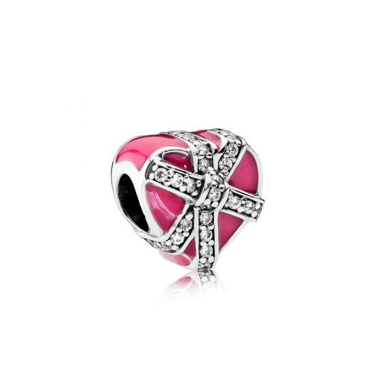 Charm berloques PANDORA Presente de Amor - 792047CZ  Clique na imagem para fechar