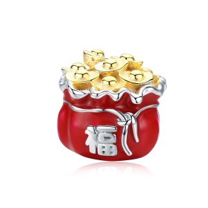 Charm Bolsa da Sorte Chinesa estilo Pandora - BSC100