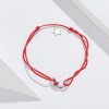 Pulseira de cordão Carpa da Sorte estilo Pandora - SCB145