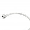 Bracelete Em Trama Pandora Moments Com Fecho Infinito De Coracao - 599365C00