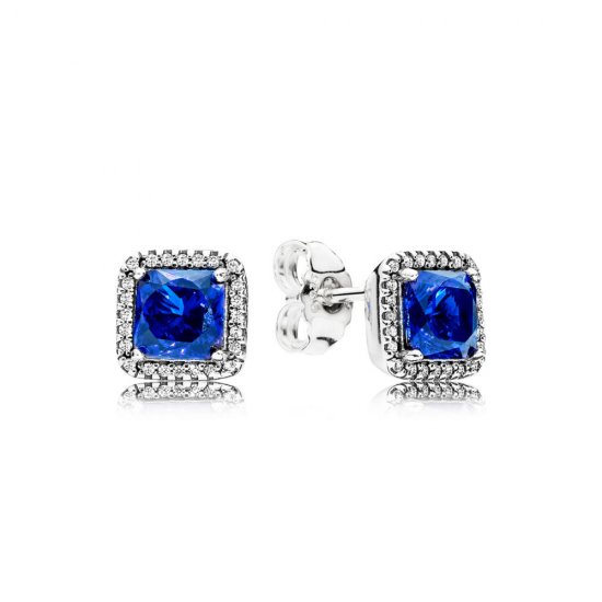 Brinco PANDORA Beleza Eterna Azul - 290591NBT  Clique na imagem para fechar