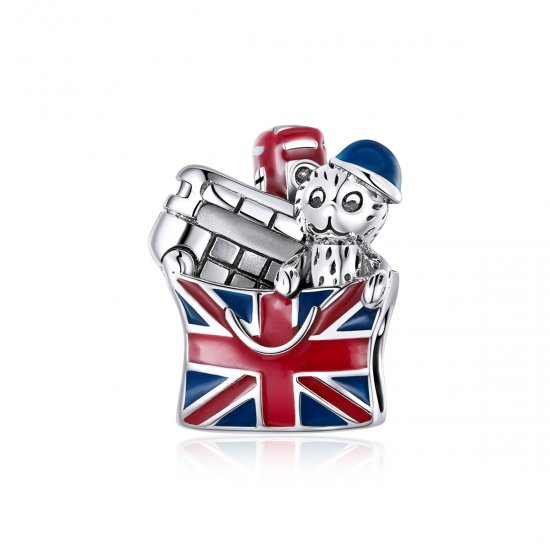 Charm Brindes britânicos estilo Pandora - SCC1740  Clique na imagem para fechar